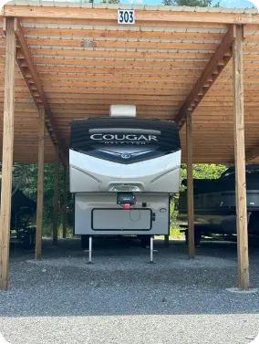 Covered storage facility