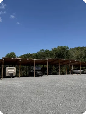 Covered RV storage