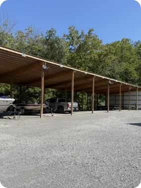 RV storage facility