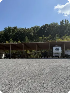 Covered boat and RV storage